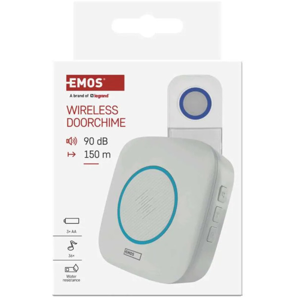 Фото - Беспроводной дверной звонок EMOS P5736 3xAA