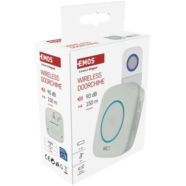 Фото - Беспроводной дверной звонок EMOS P5736 3xAA