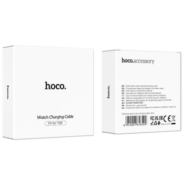 Фото - Зарядное устройство для смарт-часов HOCO Y28 Black (6942007648509)
