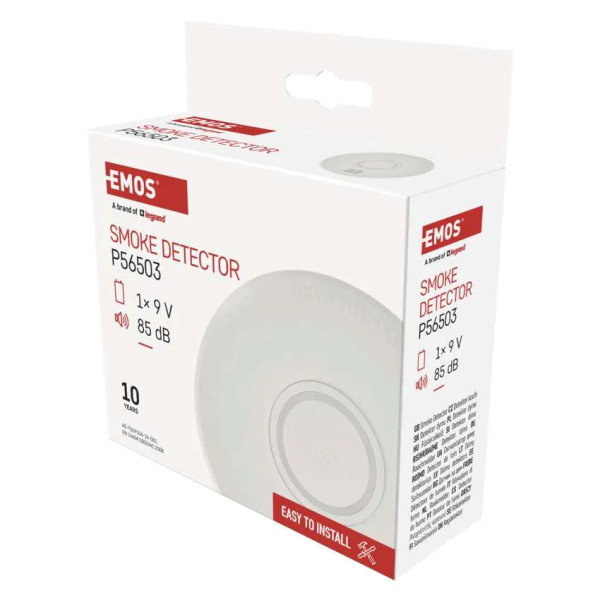 Фото - Беспроводной датчик задымления EMOS извещатель P56503X