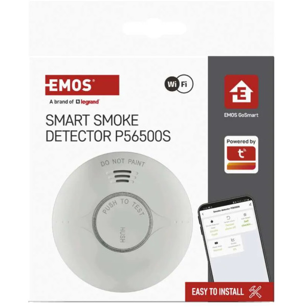 Фото - Беспроводной датчик задымления EMOS Умный P56500S