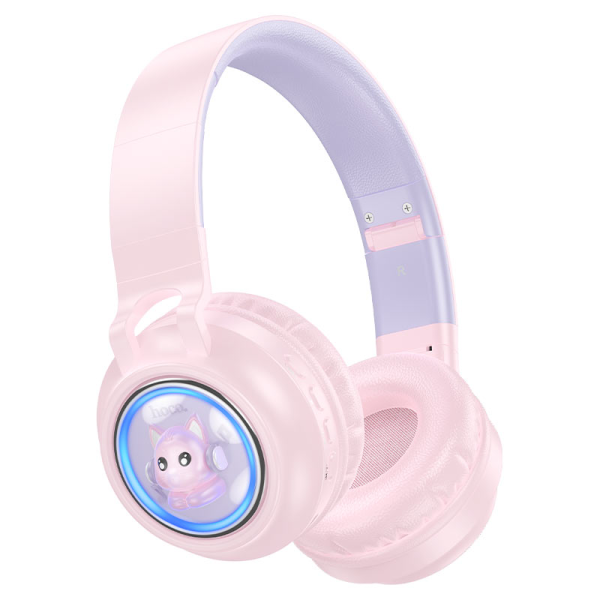 Фото - Наушники накладные беспроводные HOCO W50 Cute fun BT headphones Pink (6942007619585)