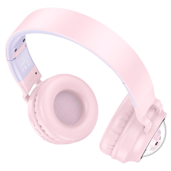 Фото - Наушники накладные беспроводные HOCO W50 Cute fun BT headphones Pink (6942007619585)