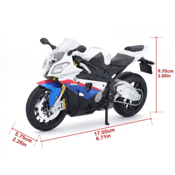Фото - Коллекционная машинка 1:12 Maisto BMW S1000RR (31101-10042)