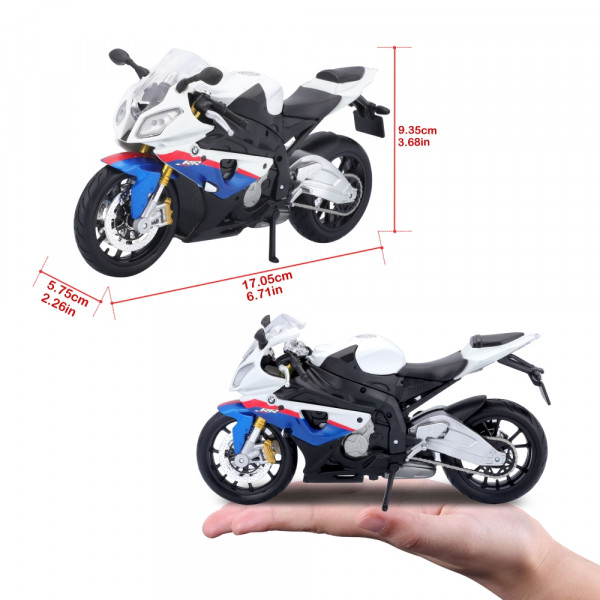 Фото - Коллекционная машинка 1:12 Maisto BMW S1000RR (31101-10042)