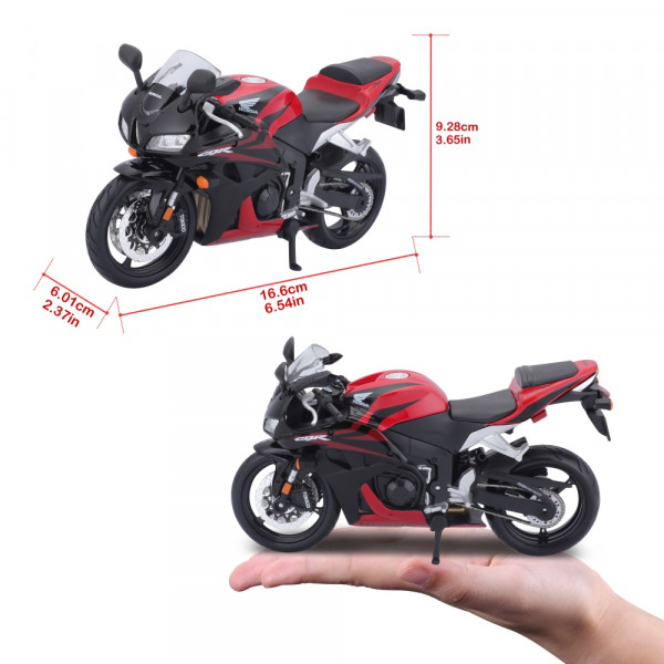 Фото - Коллекционная машинка 1:12 Maisto Honda CBR 600RR (31101-07117)