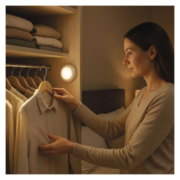 Фото - Ночник EMOS Светодиодный P4722 30 Lm 3xААA пластик