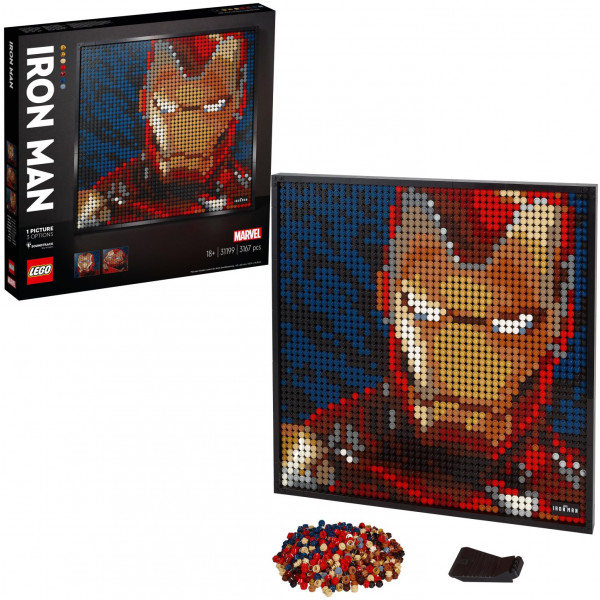 Фото - Конструктор LEGO Art Железный Человек Marvel Studio (31199)
