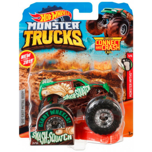 Фото - Базовая машинка Hot Wheels Внедорожник 1:64 серии «Monster Trucks» (в асс.) (FYJ44)