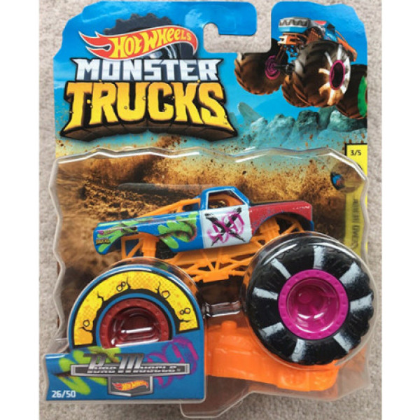 Фото - Базовая машинка Hot Wheels Внедорожник 1:64 серии «Monster Trucks» (в асс.) (FYJ44)