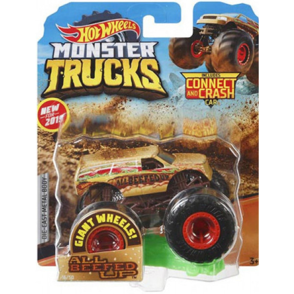 Фото - Базовая машинка Hot Wheels Внедорожник 1:64 серии «Monster Trucks» (в асс.) (FYJ44)