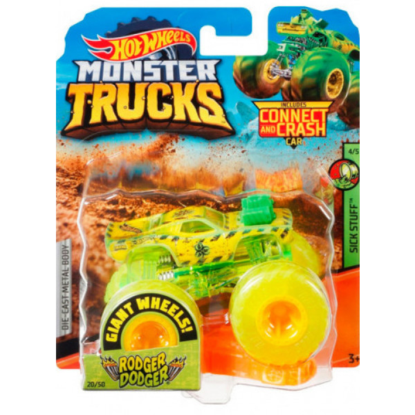 Фото - Базовая машинка Hot Wheels Внедорожник 1:64 серии «Monster Trucks» (в асс.) (FYJ44)