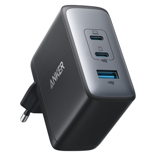 Фото - Сетевое зарядное устройство Anker PowerPort 736 Nano II - 100W 2xUSB-C PD & 1xPIQ GaN Black (A2145G11)