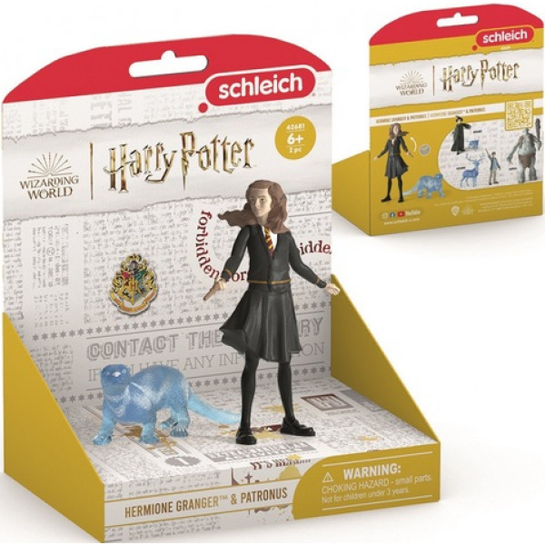 Фото - Коллекционные фигурки набор Schleich Гермиона и выдра Патронус (42681)