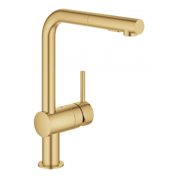 Фото - Мойка кухонная+смеситель Grohe K700U (31574GN1+30274GN0+40535GN0 матовый прохладный восход солнца (31574GN274)