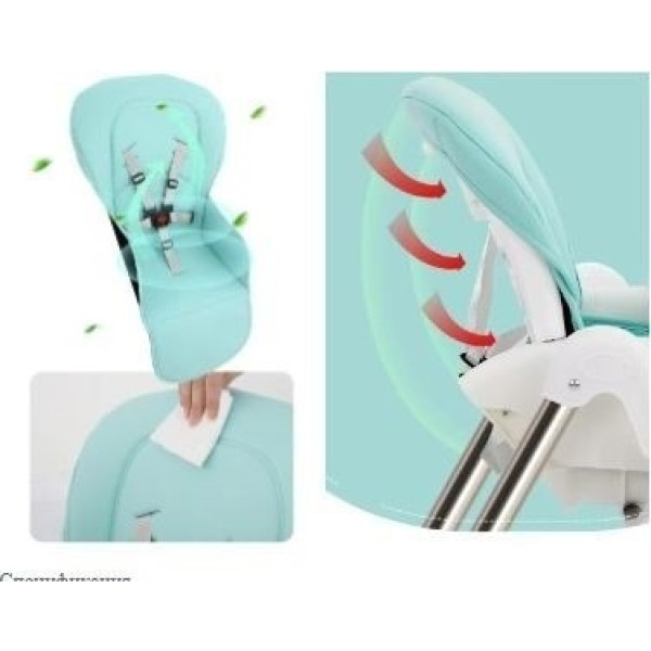 Фото - Стульчик для кормления трансформер Xingtai Taima Children's D009 Green-turquoise