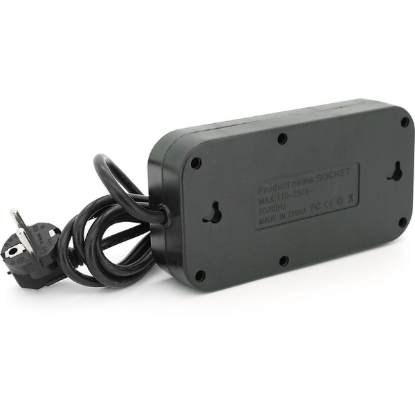 Фото - Сетевой фильтр Voltronic F09U 3р EU+4 USB+1PD 2m (31671)