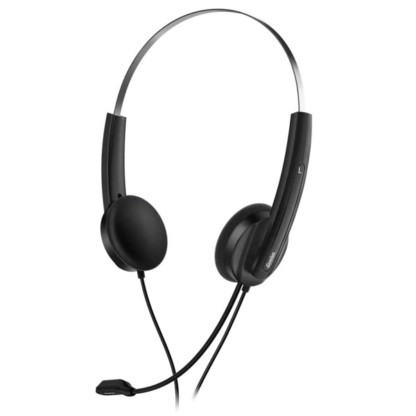 Фото - Наушники накладные проводные Genius HS-220U USB-C 2.4m Black (31710032401)