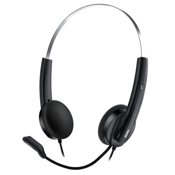 Фото - Наушники накладные проводные Genius HS-220U USB-C 2.4m Black (31710032401)