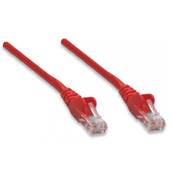 Фото - Кабель патч-корд Intellinet UTP Cat.5e 1м Red (318952)