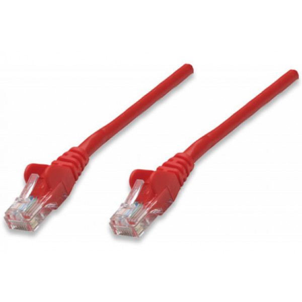 Фото - Кабель патч-корд Intellinet UTP Cat.5e 1м Red (318952)