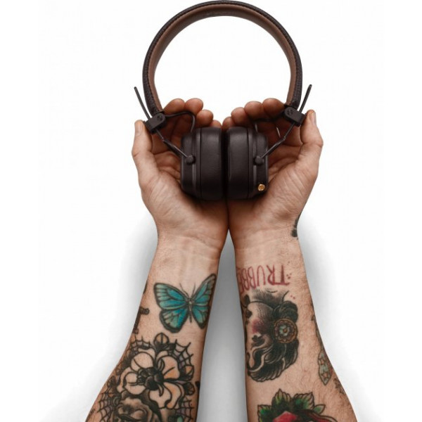 Фото - Уценка - Наушники накладные беспроводные Marshall Major IV Bluetooth Brown (1006127)
