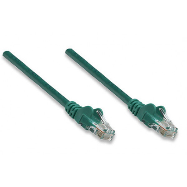 Фото - Кабель патч-корд Intellinet UTP Cat.5e 1м Green (318945)