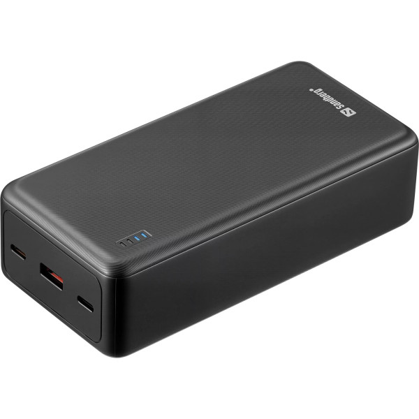 Фото - Батарея мобильная Sandberg 27000mAh Saver 22,5W 3A PD,QC3.0, USB-A,2xUSB-С Black (320-43)