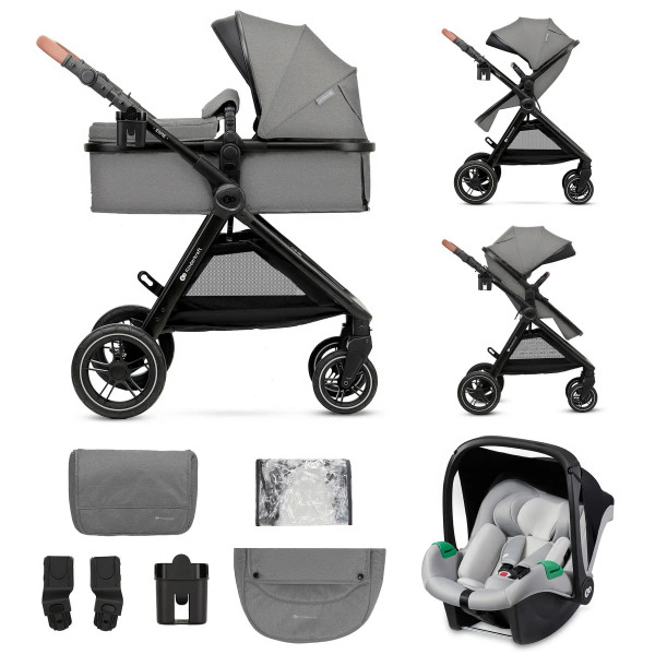 Фото - Коляска универсальная 3 в 1 Kinderkraft Esme Moonlight Grey (KSESME00GRY3000) Фото - Коляска универсальная 3 в 1 Kinderkraft Esme Moonlight Grey (KSESME00GRY3000)