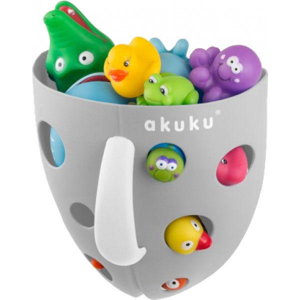 Фото - Аксессуар для детских игрушек для ванной Akuku Контейнер серый (A0346)
