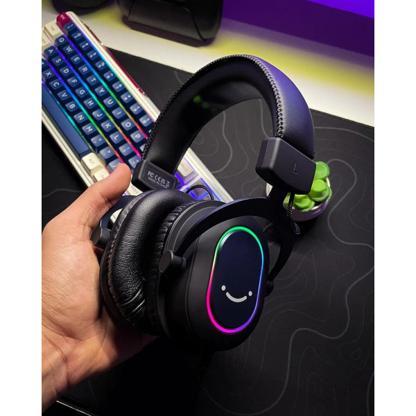 Фото - Гарнитура проводная игровая Fifine Black RGB (H6)