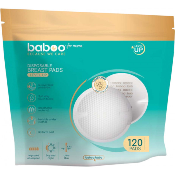 Фото - Прокладки для груди Baboo Premium 3D 60 шт. (2-116)