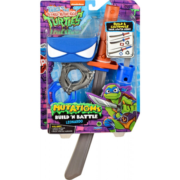 Фото - Меч TMNT Черепашки-Ниндзя MOVIE III W2 – МЕЧ-КАТАНА ЛЕО ДВОЙНОЙ УДАР (84251)