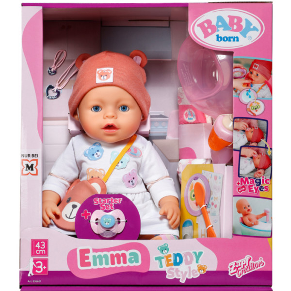 Фото - Кукла Baby Born ЭММА-ТЕДДИ (836651)