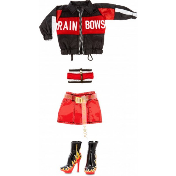 Фото - Кукольный набор Rainbow High Руби (569619)