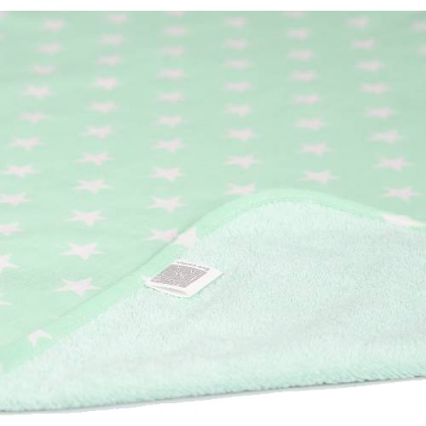 Фото - Пеленка многоразовая водонепроницаемая ЕКО ПУПС Eco Cotton 50х70 см ментол, звездочки (EPG10N-5070zk)