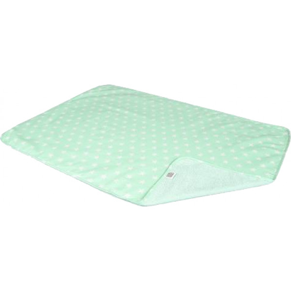 Фото - Пеленка многоразовая водонепроницаемая ЕКО ПУПС Eco Cotton 50х70 см ментол, звездочки (EPG10N-5070zk)