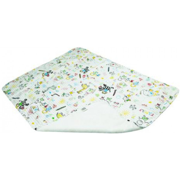 Фото - Пеленка многоразовая водонепроницаемая ЕКО ПУПС Eco Cotton 65х90 см детский рисунок My Family (EPG10N-6590mf)