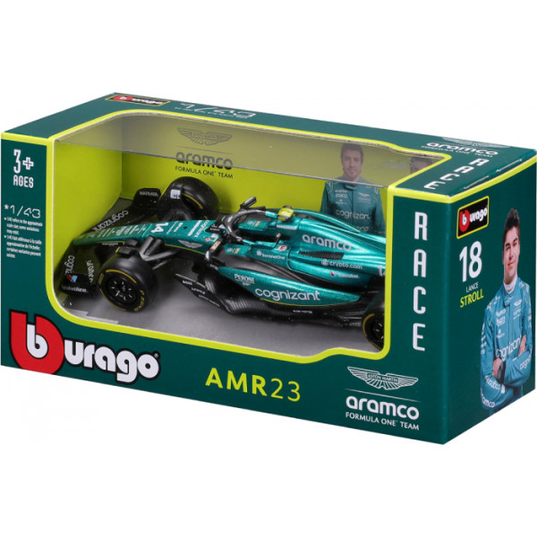 Фото - Коллекционная машинка 1:43 Bburago ASTON MARTIN AMR23 (2023) (1:43) (18-38090) в ассортименте
