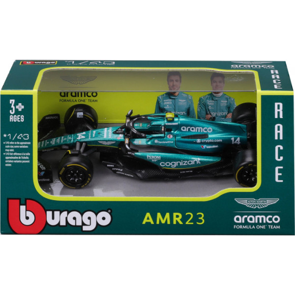 Фото - Коллекционная машинка 1:43 Bburago ASTON MARTIN AMR23 (2023) (1:43) (18-38090) в ассортименте