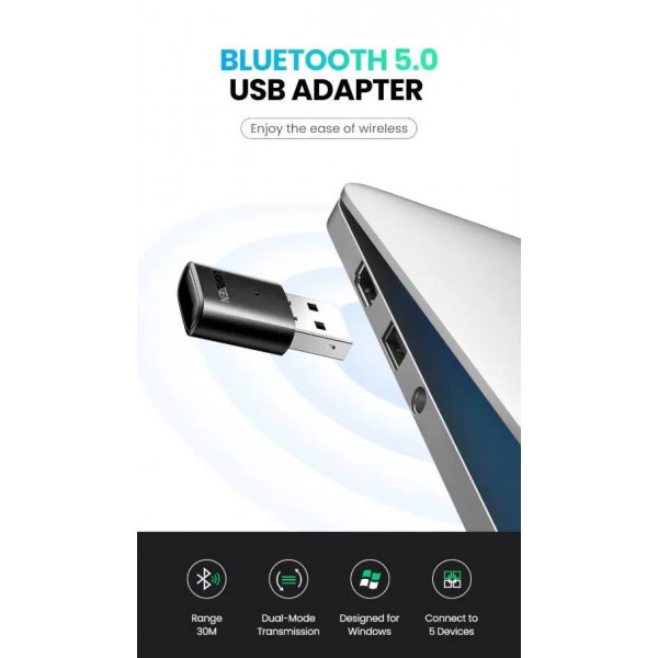 Фото - Адаптер сети Bluetooth USB UGREEN CM390 5.0 USB RTL8761BUV (80889)