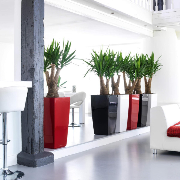 Фото - Вазон Lechuza 40/75 Кубико Серо-Коричневый 18215