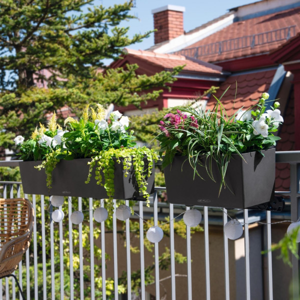 Фото - Вазон Lechuza 50/19/19 Balconera Color серый 15673
