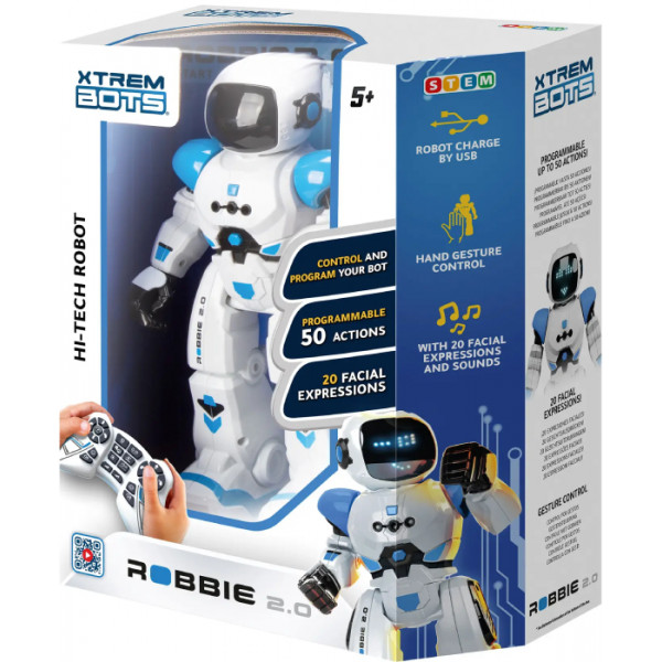 Фото - Радиоуправляемый робот BlueRocket Робби 2.0 STEM (XT3803272)