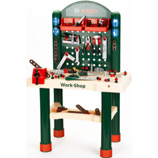 Фото - Сюжетно-ролевая игра. Набор-профессий Klein Мастерская из 82 частей Bosch Mini (8461)