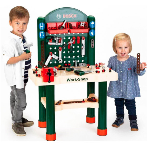 Фото - Сюжетно-ролевая игра. Набор-профессий Klein Мастерская из 82 частей Bosch Mini (8461)