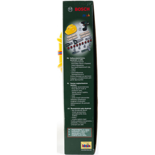 Фото - Сюжетно-ролевая игра. Набор-профессий Klein Набор «Сделай сам» из 36 частей Bosch Mini (8417)