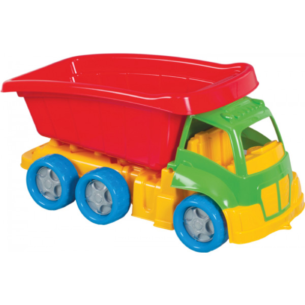 Фото - Базовый игровой транспорт для малыша dede Самосвал Jumbo-2 70 см (01517) Фото - Базовый игровой транспорт для малыша dede Самосвал Jumbo-2 70 см (01517)