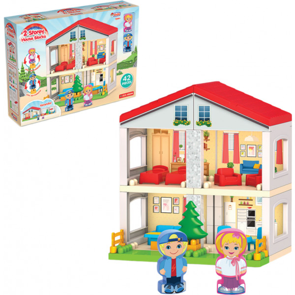 Фото - Пластиковый конструктор dede Двухэтажный домик 42 эл. (03234) Фото - Пластиковый конструктор dede Двухэтажный домик 42 эл. (03234)
