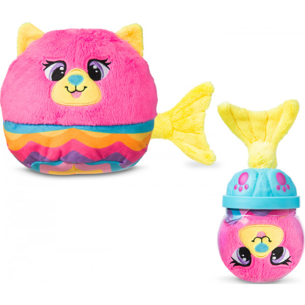 Фото - Коллекционная мягкая игрушка Misfittens W2 - КОТЁНОК В АКВАРИУМЕ (в ассорт.) (03945(W2))